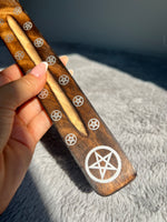 Pentagram Incense Holder Ashcatcher & White sage incense ✨